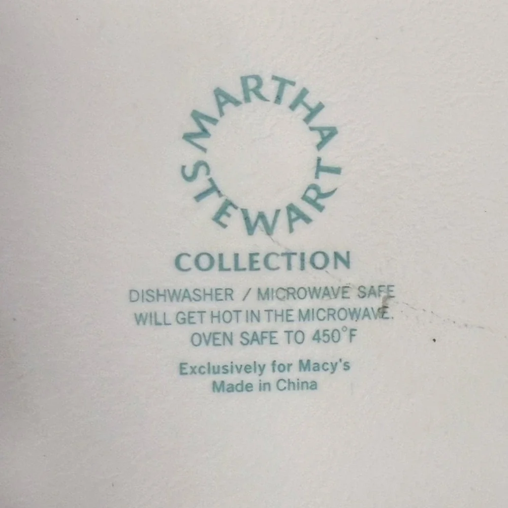 Martha Stewart Green Cow Casserole Dish Lid Ceramic 9